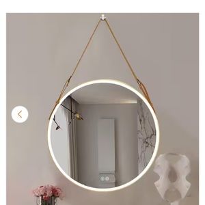 Round LED decorative bathroom mirror with anti-fog BRAND NEW